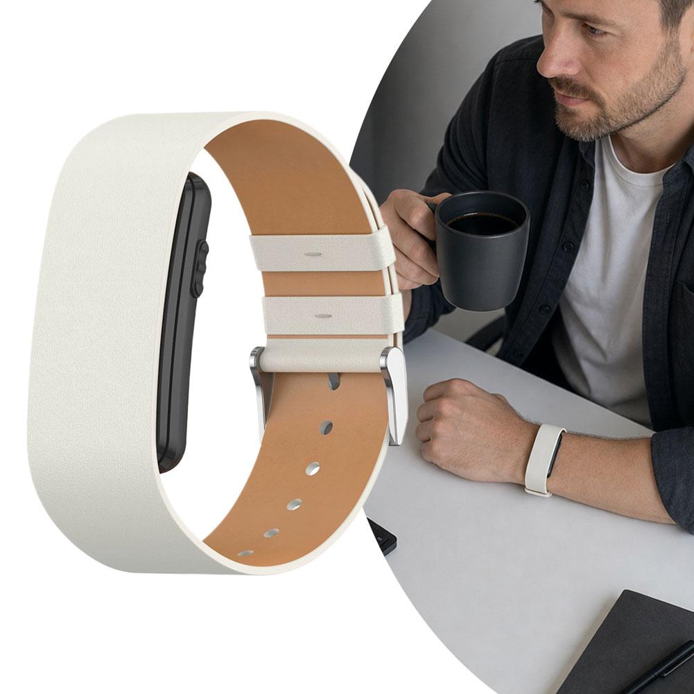 Leather Strap Quick Release - Garmin CIRQA Akıllı Bileklik için Deri