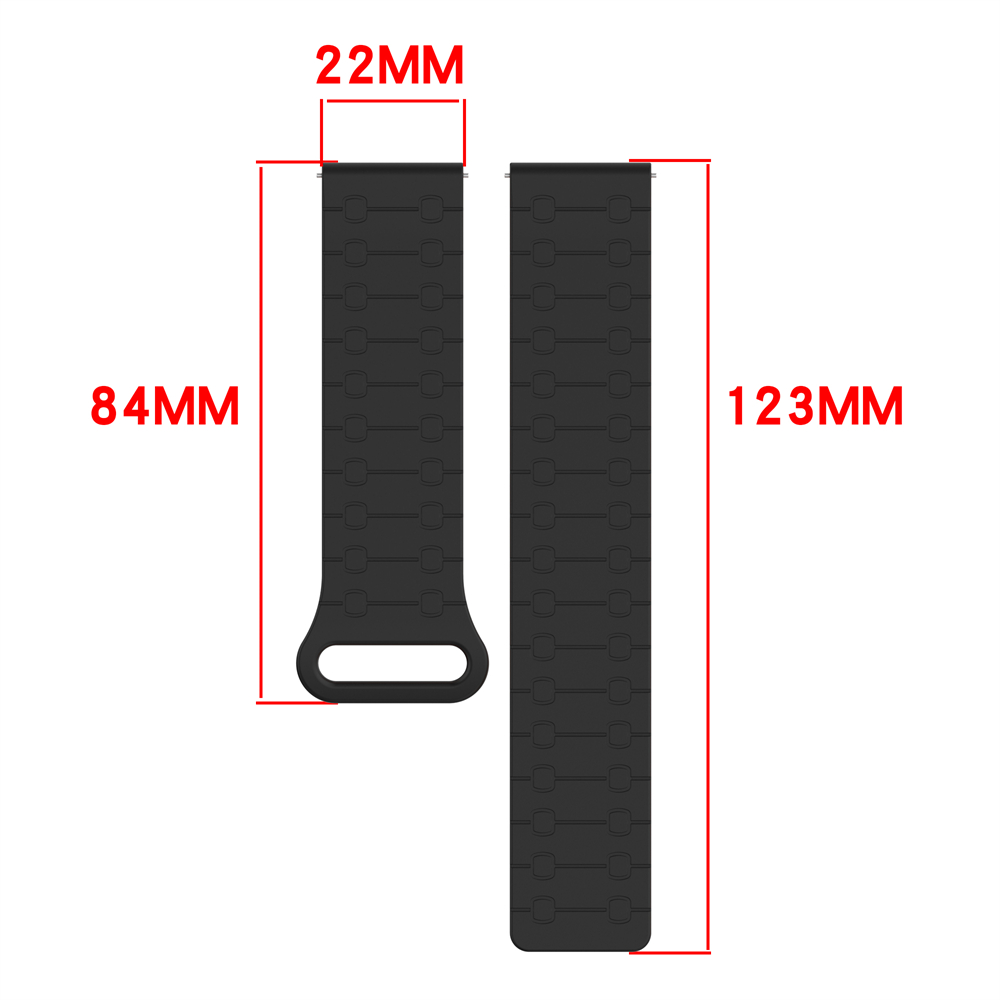 Silicone Watch Band 22Mm - Onur saati için 22mm evrensel kayış