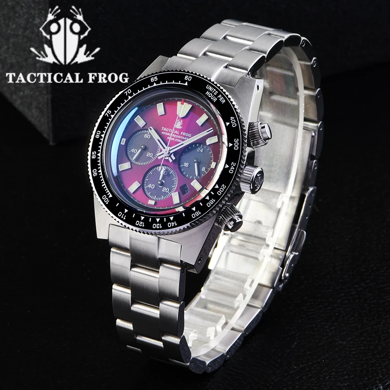 Seiko Watch Prospex - Taktik Kurbağa kronograf saat V2 Güneş