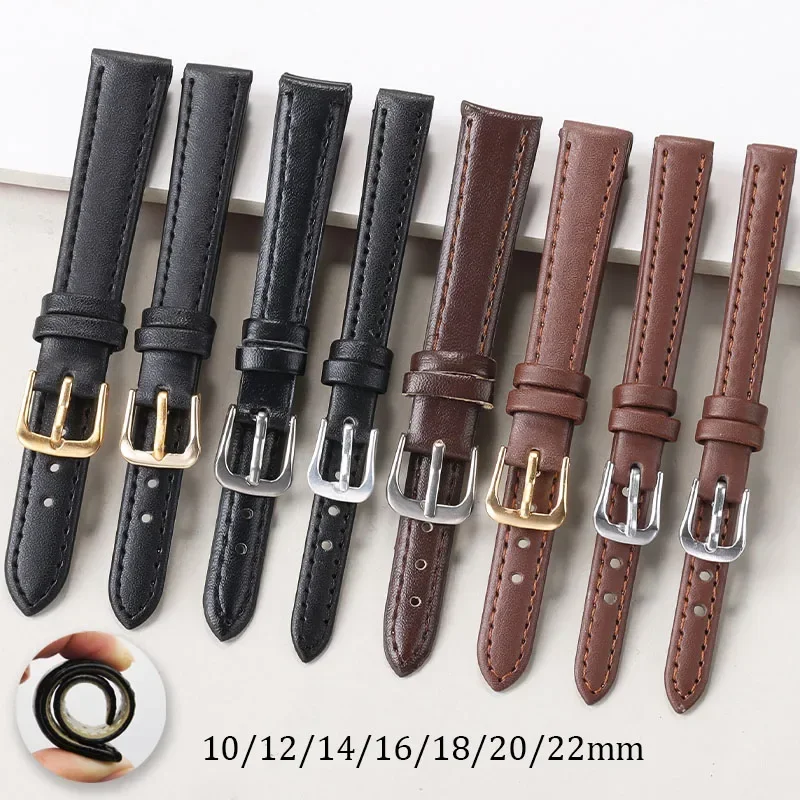 Suede Strap Watch - PU Deri Kayış 10mm 12mm 14mm