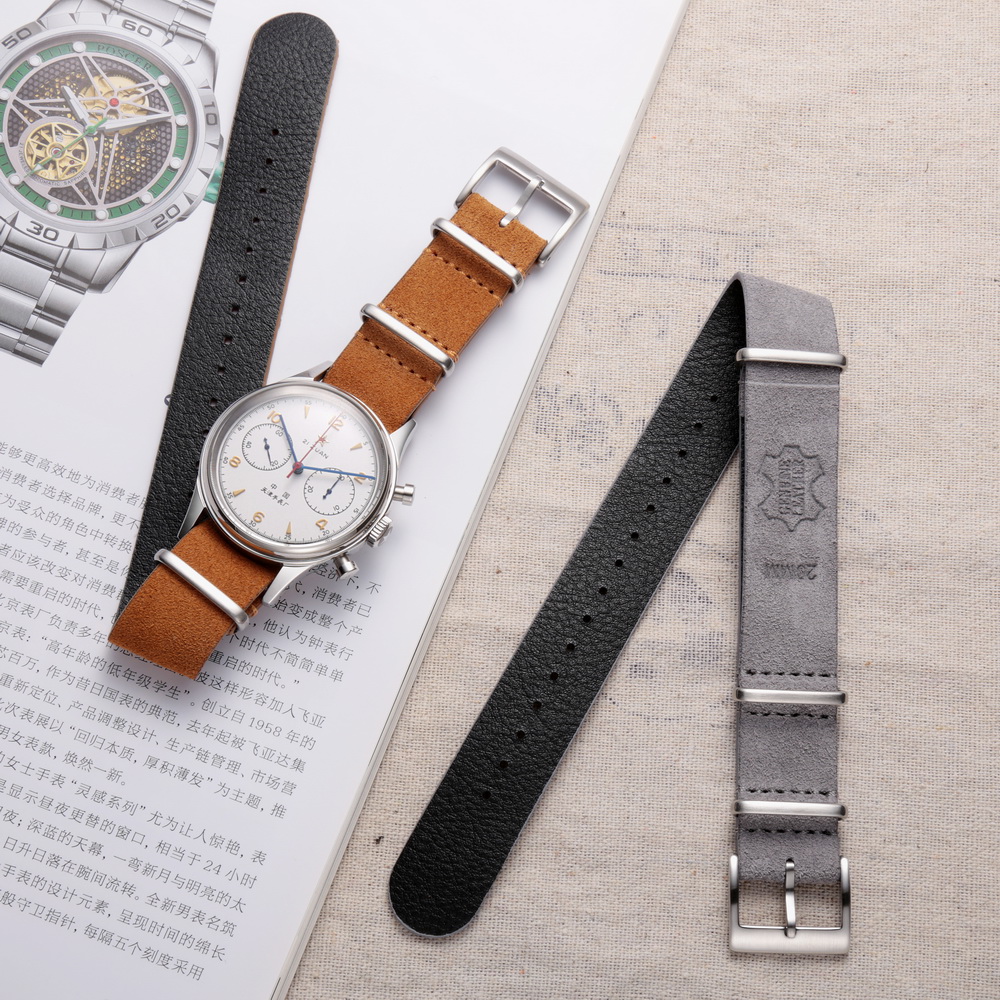 Suede Strap Watch - HEMSUT hakiki deri saat kayışı süet