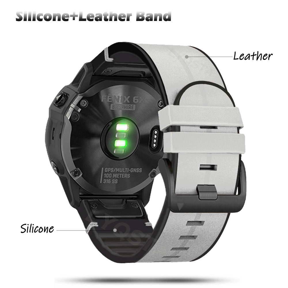 22mm 26mm QuickFit Deri + Sili - Silicone Watch Band 22Mm incelemesi ve fiyatı