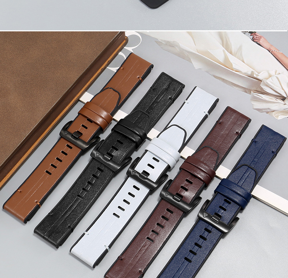 22mm 26mm QuickFit Deri + Sili - Silicone Watch Band 22Mm incelemesi ve fiyatı