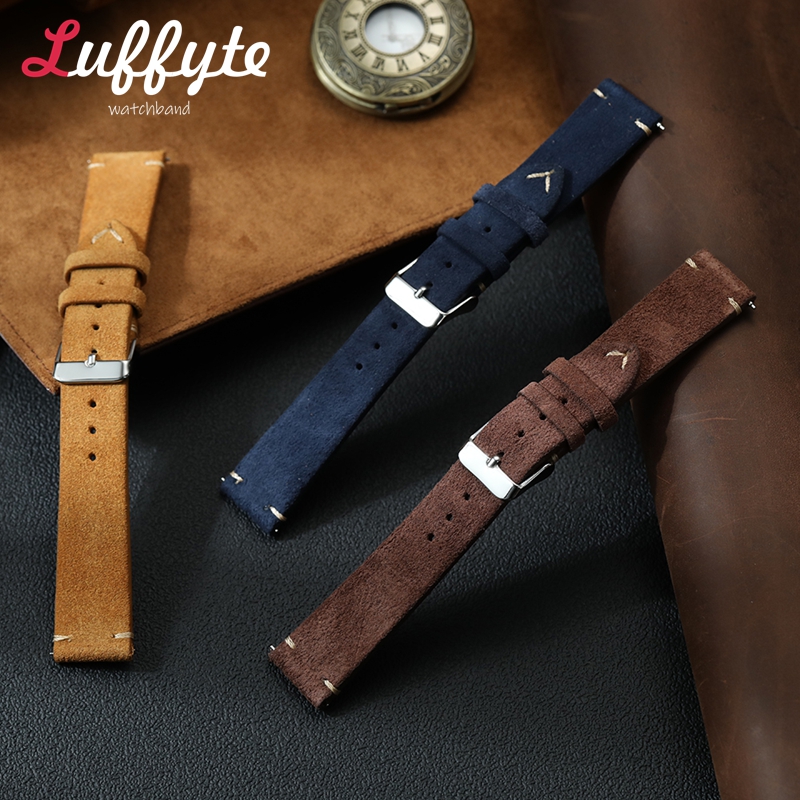 Vintage Süet Deri saat kayışı  - Suede Strap Watch incelemesi ve fiyatı