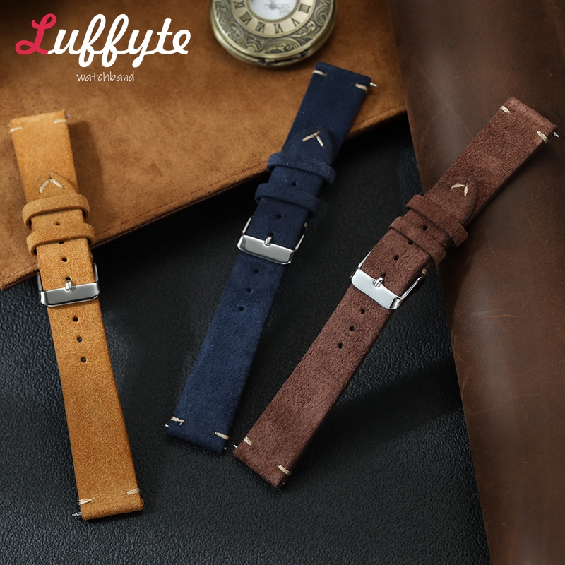 Vintage Süet Deri saat kayışı  - Suede Strap Watch incelemesi ve fiyatı
