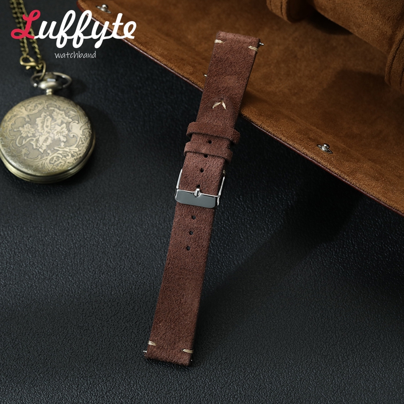 Vintage Süet Deri saat kayışı  - Suede Strap Watch incelemesi ve fiyatı