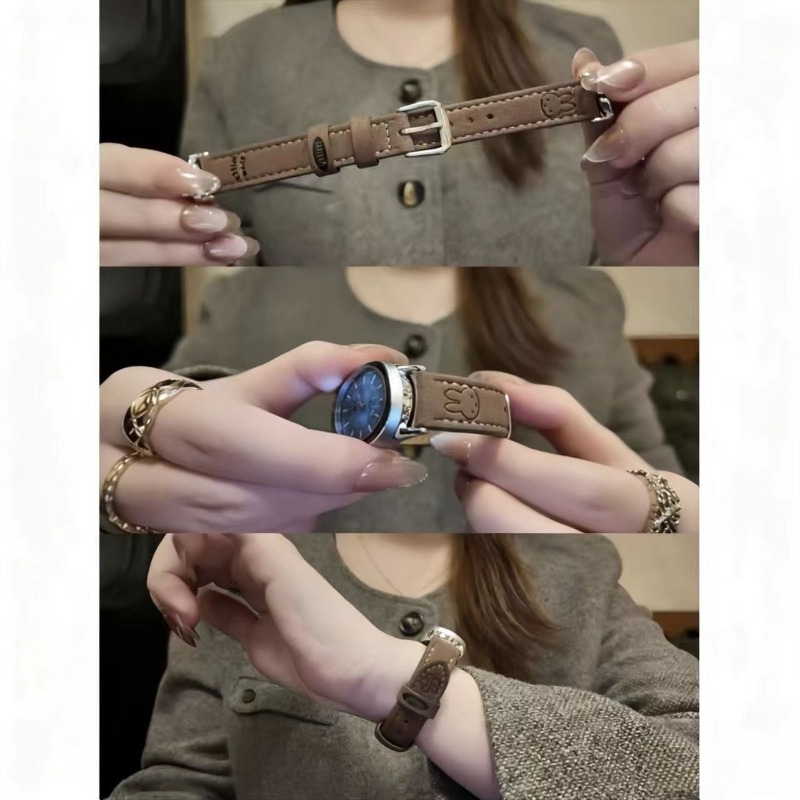 Kawaii Miffy Süet İnce Bilekli - Suede Strap Watch incelemesi ve fiyatı