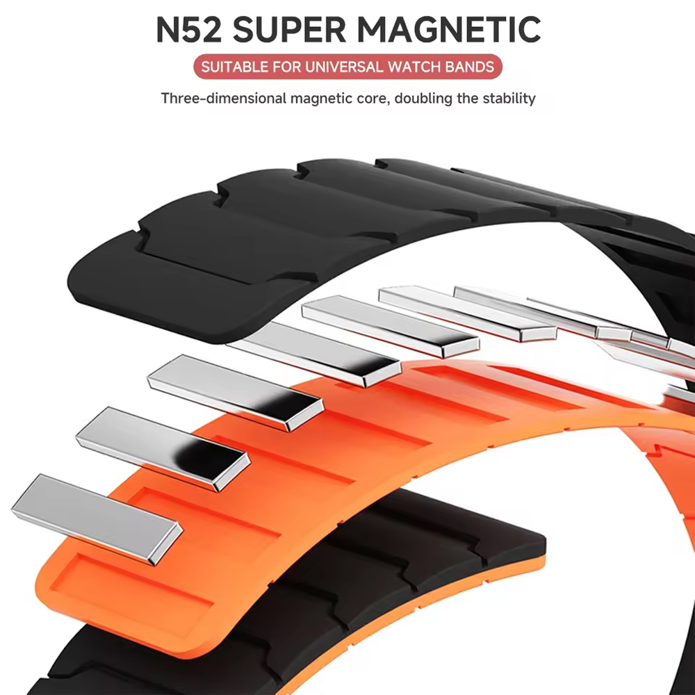 22mm 20mm Manyetik Bant Samsun - Silicone Watch Band 22Mm incelemesi ve fiyatı