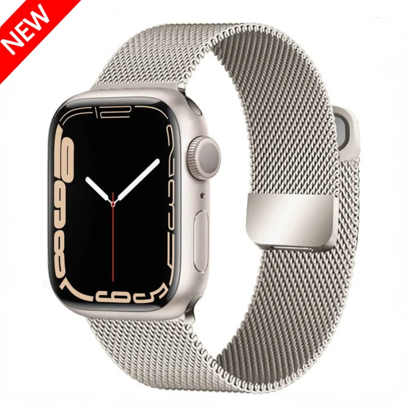 Apple Watch Ultra/4 9 8 7 6 SE - Milanese Loop Magnetic incelemesi ve fiyatı