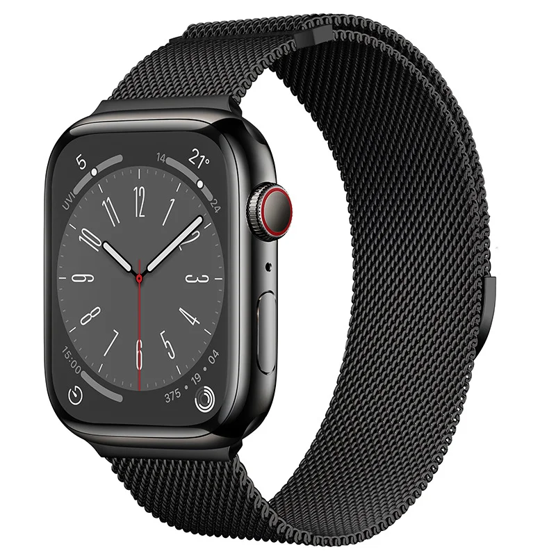 Apple Watch Ultra/4 9 8 7 6 SE - Milanese Loop Magnetic incelemesi ve fiyatı