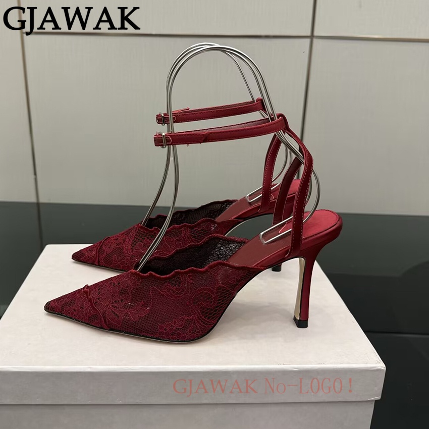 Ince Yüksek Topuklu Ayakkabıla - Mesh Strap Metal incelemesi ve fiyatı