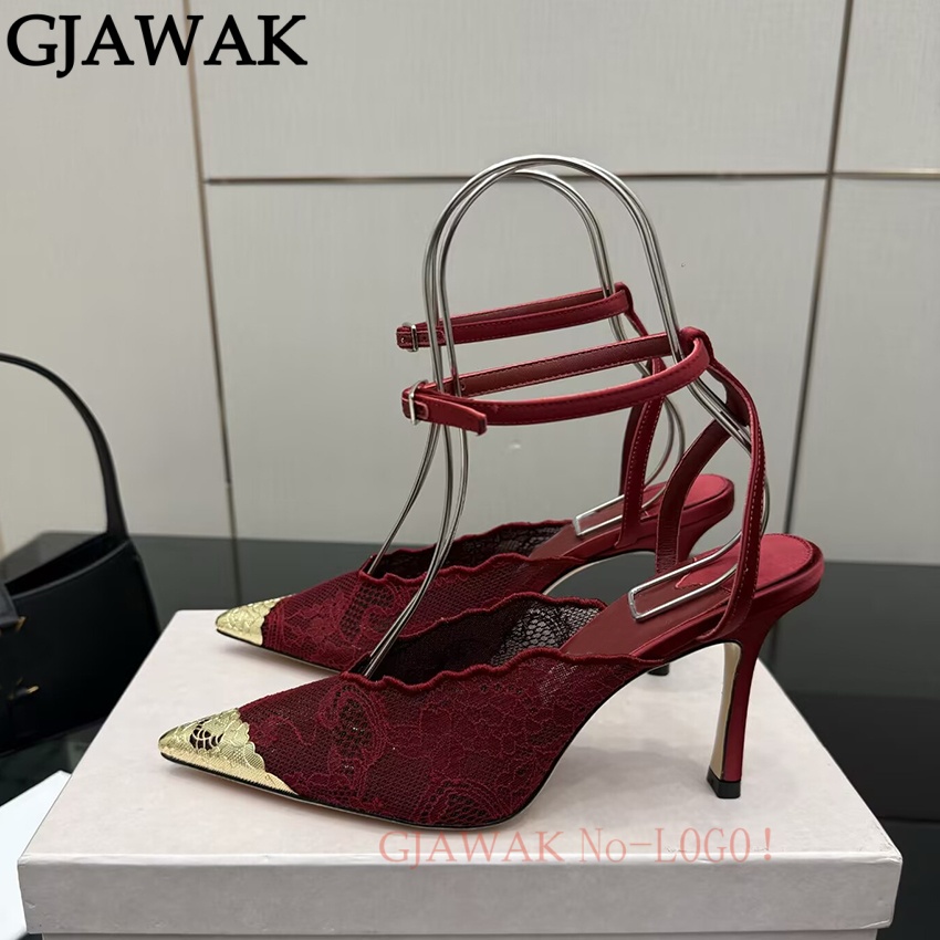 Ince Yüksek Topuklu Ayakkabıla - Mesh Strap Metal incelemesi ve fiyatı