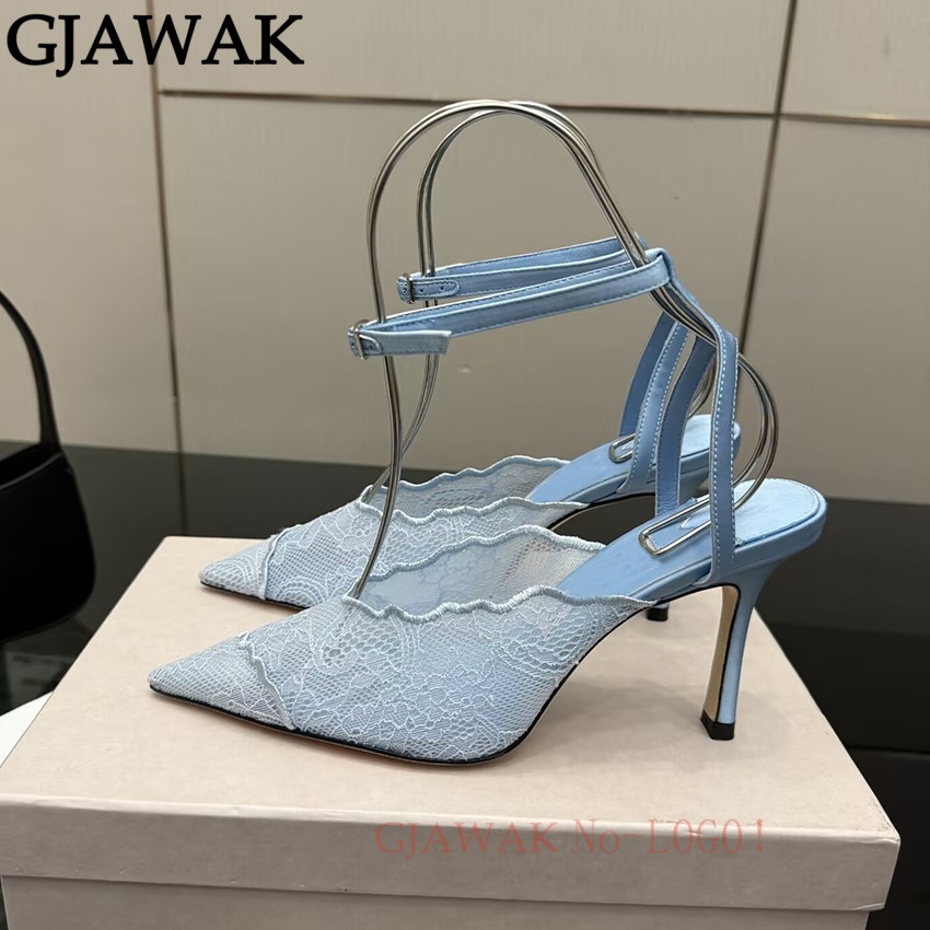Ince Yüksek Topuklu Ayakkabıla - Mesh Strap Metal incelemesi ve fiyatı