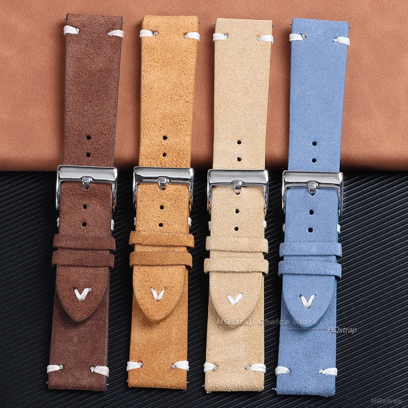 18mm 20mm 22mm Yüksek Kaliteli - Suede Strap Watch incelemesi ve fiyatı