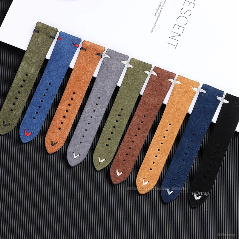 18mm 20mm 22mm Yüksek Kaliteli - Suede Strap Watch incelemesi ve fiyatı